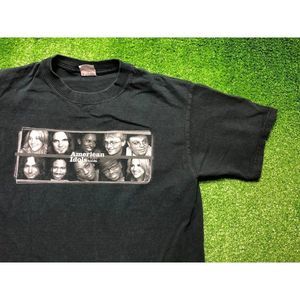 Vintage 2005 American Idols Tour Men's Short Sleeve Tee Size Medium Black
